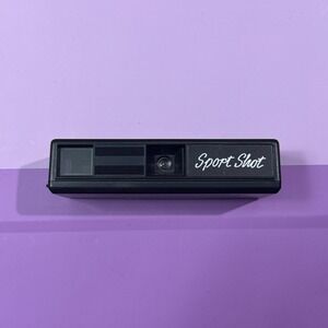 Vintage Sakar‎ Sport Shot 110 Film Camera Black Untested